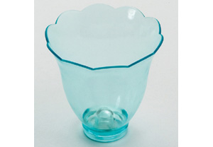 Rosseto Pack of 300 Green Blossom Cups RTLT1804G