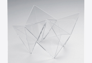 Rosseto Four Section Dish Louvre 5oz - Clear - Pack of 150 RTLT1958