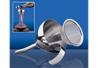 Cilio Stainless Steel Wine Funnel with Strainer