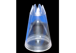 Gilberts Food Service No.10 Clear Star Piping Savoy Tube CLXSTAR10