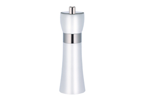 Zassenhaus Mills Hamburg White Wood Salt Mill, 18cm ZA021479